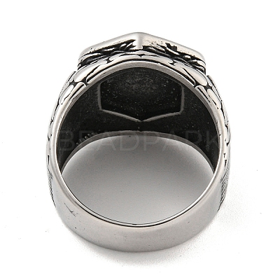 304 Stainless Steel Ring RJEW-B055-04AS-15-1