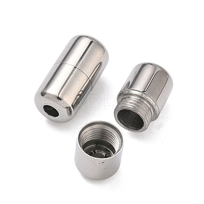 304 Stainless Steel Screw Clasps STAS-A138-10B-P-1