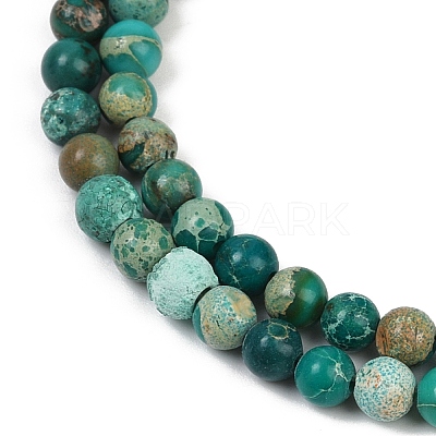 Dyed Natural Regalite/Imperial Jasper/Sea Sediment Jasper Beads Strands X-G-B124-C04-07-1
