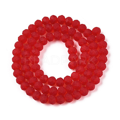Transparent Glass Beads Strands X-EGLA-A044-T6mm-MD01-1