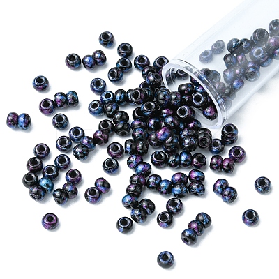 6/0 Opaque Glass Seed Beads SEED-YW0002-13I-1