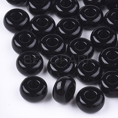 Opaque Acrylic European Beads X-SACR-T344-06A-1