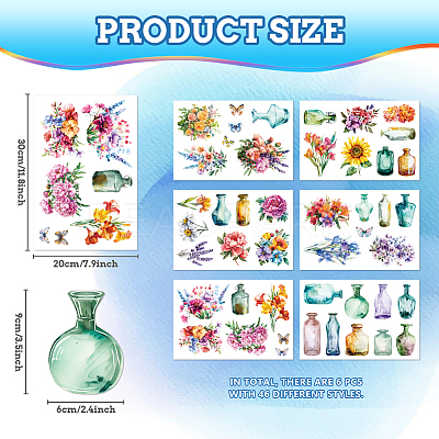 PVC Window Static Stickers AJEW-WH0583-005-1