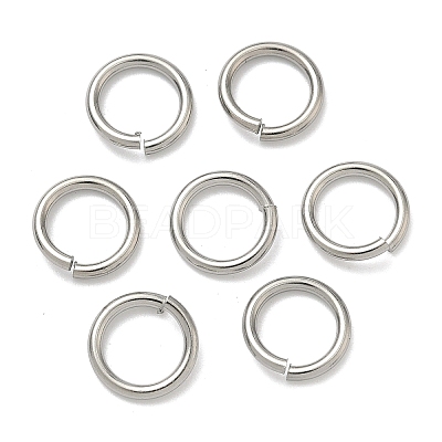 Tarnish Resistant 304 Stainless Steel Open Jump Rings STAS-R065-38-1