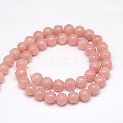 Natural Yellow Jade Beads Strands X-G-G598-6mm-YXS-02-1