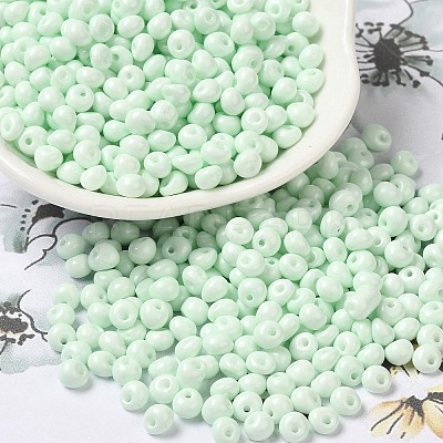 6/0 Opaque Baking Paint Glass Seed Beads X1-SEED-M012-02A-15-1