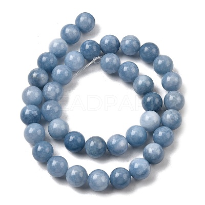 Natural Dyed White Jade Beads Strands G-M402-C04-28-1