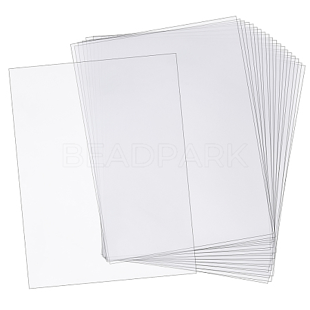 PVC Plastic Sheets LS-DIY-WH0304-126-1