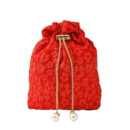 Joyful Sugar Drawstring Bags with Chain ST-CJ0002-01B-1