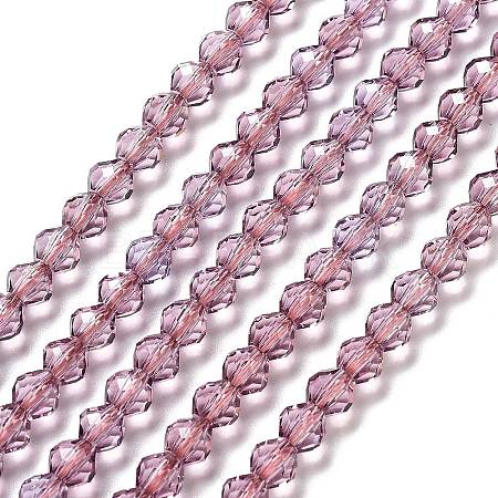 Transparent Glass Beads Strands GLAA-A014-03K-1