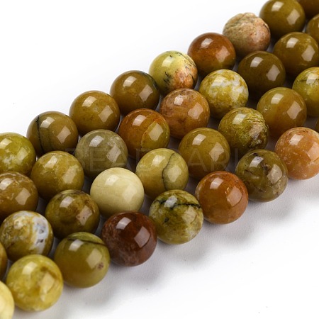 Natural Yellow Opal Beads G-P446-02C-1