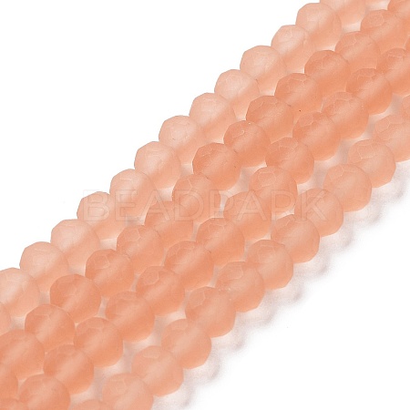 Transparent Glass Beads Strands EGLA-A034-T6mm-MD21-1