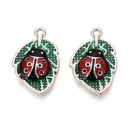 Alloy Enamel Pendants ENAM-N062-13P-1