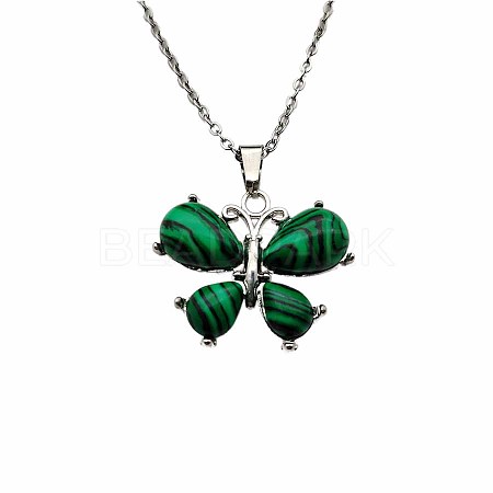 Crystal Butterfly Necklace Pendant Fashion Ornament Minimalist Pendant AM7436-6-1