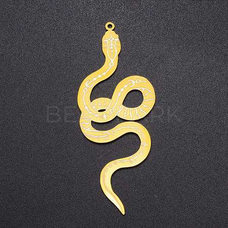 201 Stainless Steel Big Pendants STAS-S105-LA251-1