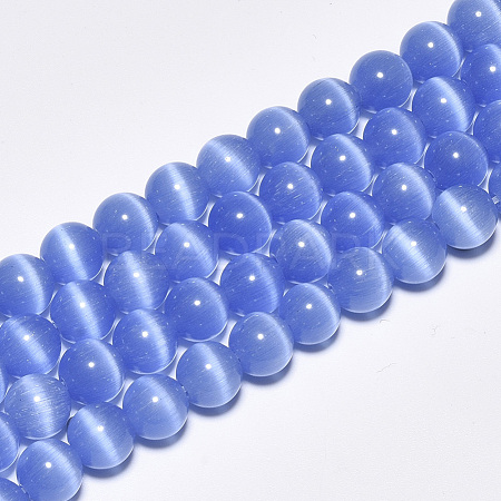 Cat Eye Beads Strands X-CE-M011-10mm-07-1