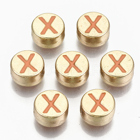 Alloy Enamel Beads X-ENAM-S122-029X-RS-1