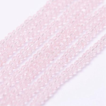 Transparent Glass Beads Strands EGLA-K010-A03-1