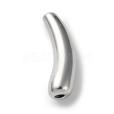 304 Stainless Steel Tube Beads STAS-P328-09P-1