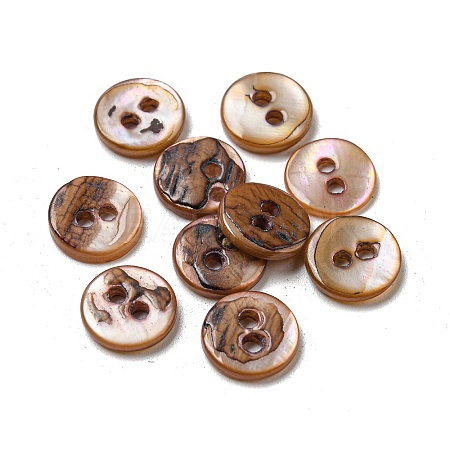 Freshwater Shell Buttons SHEL-C005-01A-01-1