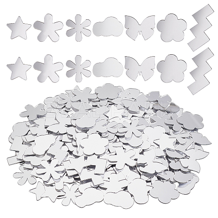 210 7 Styles Self Adhesive Acrylic Cabochons DIY-PH0023-16A-1