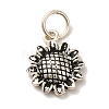 925 Sterling Silver Sunflower Charms STER-K180-03AS-1