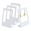Acrylic Earring Display Stands EDIS-WH0012-46B-1