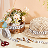 12M Polyester Jacquard Leaf Ribbon OCOR-OC0001-46C-5