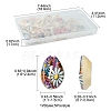 60Pcs 12 Styles Printed Natural Shell Beads BSHE-FS0001-08-4
