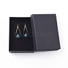 Natural Apatite Dangle Earrings EJEW-JE03595-05-4