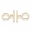 Brass Toggle Clasps KK-S348-465-NF-1