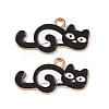Alloy Enamel Pendants ENAM-K082-01B-KCG-1