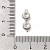 Brass Pave Cubic Zirconia Connector Charms KK-N289-26P-05-3
