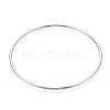 304 Stainless Steel Plain Bangles For Women BJEW-N033-02P-2