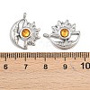 304 Stainless Steel Rhinestone Pendants STAS-Z166-24P-11-3