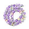 Synthetic Moonstone Beads Strands G-E573-01B-21-3