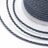 Round Waxed Polyester Cord X-YC-G006-01-1.0mm-17-2