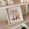 1 Set PET Hollow Out Drawing Painting Stencils DIY-MA0002-80-6