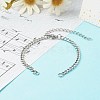 Tarnish Resistant 304 Stainless Steel Twisted Chains Bracelet Making AJEW-JB01064-2