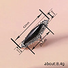 Horse Eye Alloy with Resin Finger Rings FS-WG13A66-06-4