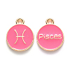Alloy Enamel Pendants ENAM-S124-01B-03H-1