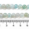 Natural Striped Agate/Banded Agate Bead Strands G-K155-A-6mm-04-5