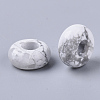 Natural Howlite European Beads G-Q503-17-2