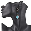 Glass Seed Beads Dnagle Earrings EJEW-MZ00501-03-3