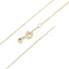 Brass Cable Chain Necklaces NJEW-U008-07G-2