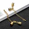 Brass Chain Extender KK-L089-03G-NF-4