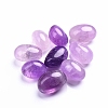 Natural Amethyst Oval Palm Stone Reiki Polished Healing Pocket Worry Stone PW-WG0BF9A-01-5