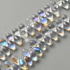 Electroplate Glass Beads GLAA-WH0023-29B-1