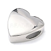 Heart Brass Slide Charms KK-P349-18B-P-2