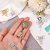 8Pcs 2 Colors Alloy Rhinestone Shoe Decoration FIND-GF0007-25-3